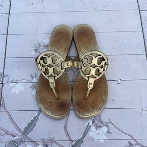 Tory Burch Gold Sandals